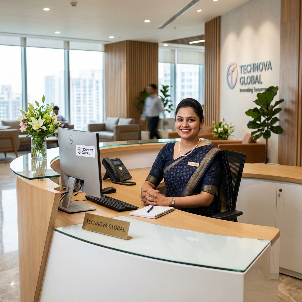 Indian office receptionist and staff services at KORDE GROUP Butibori Nagpur